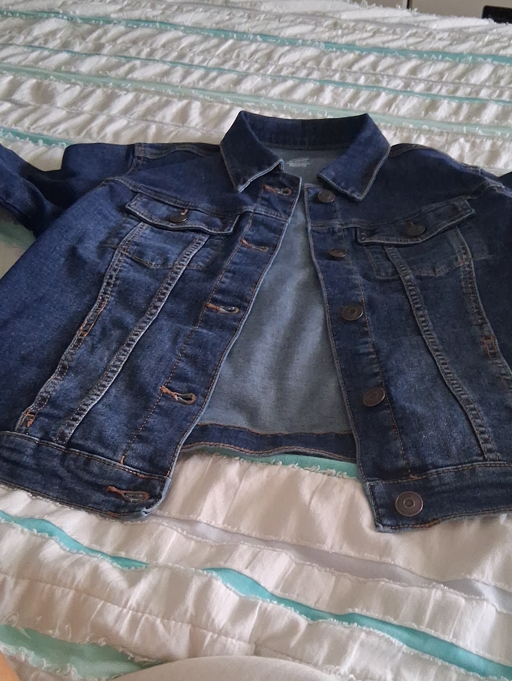 wonder nation Dark Blue Denim Jacket Nwt